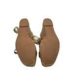 Sandale dama Asos, 38, imitatie de piele, material textil, auriu - imagine 5