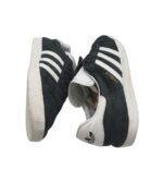 Adidasi barbati Adidas, 44, piele intoarsa, negru - imagine 4