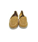 Mocasini dama Cityline, 38, material textil, galben - imagine 3