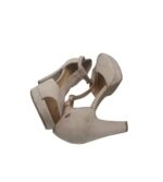Sandale dama Graceland, 38, material textil, bej - imagine 4