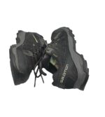 Adidasi dama Salomon, 36, imitatie de piele, material textil, GoreTex, negru - imagine 4