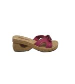 Saboti dama Skechers, 39, imitatie de piele, roz