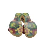 Saboti dama Skechers, 39, imitatie de piele, roz - imagine 5