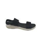 Sandale dama 40, material textil, negru