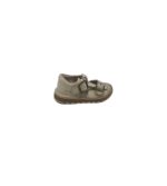 Sandale copii Clarks, 21, piele, gri