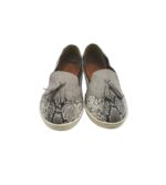 Mocasini dama Tu, 41, material textil, gri - imagine 3