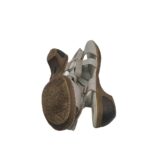 Sandale dama Hush Puppies, 42, material textil, gri - imagine 4