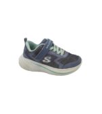 Adidasi copii Skechers, 33, material textil, mov gri