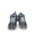 Adidasi copii Skechers, 33, material textil, mov gri - imagine 3