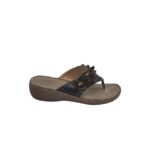 Saboti dama 39, imitatie de piele, negru