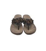 Saboti dama 39, imitatie de piele, negru - imagine 3