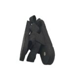 Sandale dama 40, material textil, negru - imagine 4