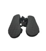 Sandale dama 40, material textil, negru - imagine 5