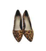 Pantofi dama Sole Diva, 38, material textil, maro negru - imagine 3