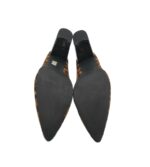 Pantofi dama Sole Diva, 38, material textil, maro negru - imagine 5