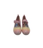 Pantofi copii 28, imitatie de piele, multicolor - imagine 3