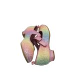 Pantofi copii 28, imitatie de piele, multicolor - imagine 4