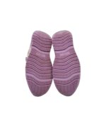Adidasi copii 26, imitatie de piele, alb mov - imagine 5