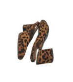 Pantofi  dama Peacocks, 41, material textil, maro negru - imagine 4
