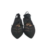 Balerini dama New Look, 41, material textil, negru - imagine 3