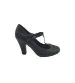 Pantofi dama George, 40, imitatie de piele, negru