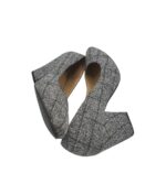 Pantofi dama Williams 39, material textil, gri - imagine 2