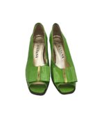 Pantofi  dama Sultana, 37, piele, verde - imagine 3
