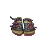 Saboti copii Superfit, 33, imitatie de piele, bleumarin gri - imagine 3