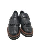 Pantofi dama 39, imitatie de piele, negru - imagine 3