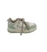 Adidasi dama Primark, 37, imitatie de piele, alb verde