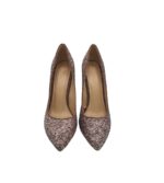 Pantofi dama Bershka, 37, imitatie de piele, bej gri - imagine 3