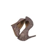Pantofi dama Bershka, 37, imitatie de piele, bej gri - imagine 4