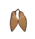 Pantofi dama Bershka, 37, imitatie de piele, bej gri - imagine 5