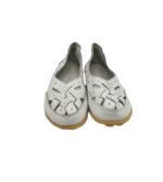 Mocasini dama 39, piele, alb - imagine 3