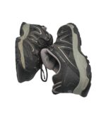 Adidasi barbati Salomon, 46, piele intoarsa, material textil, GoreTex, negru - imagine 4