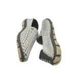 Espadrile dama Messo, 40, material textil, alb gri - imagine 4