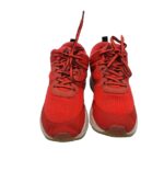 Adidasi dama 38, imitatie de piele, material textil, rosu - imagine 3
