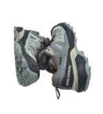 Adidasi barbati  Salomon, 40, imitatie de piele, material textil, GoreTex, gri - imagine 4