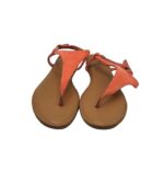 Sandale dama Laura, 40, material textil, portocaliu - imagine 3