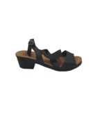 Sandale dama Easy Street, 42, imitatie de piele, negru