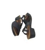 Sandale dama Easy Street, 42, imitatie de piele, negru - imagine 4