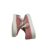 Espadrile dama U&Me, 36, material textil, alb rosu - imagine 4