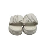 Saboti dama Fashion, 39, imitatie de piele, alb - imagine 3