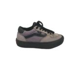 Tenisi dama Vans, 40, material textil, piele, gri mov