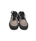Tenisi dama Vans, 40, material textil, piele, gri mov - imagine 3