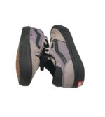 Tenisi dama Vans, 40, material textil, piele, gri mov - imagine 4