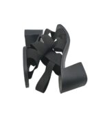 Sandale dama Moda, 40, material textil, negru - imagine 4