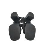 Sandale dama Moda, 40, material textil, negru - imagine 5