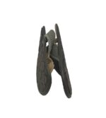 Saboti barbati  43, piele intoarsa, material textil, gri - imagine 4