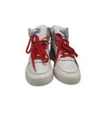 Adidasi dama Puma, 38, imitatie de piele, piele, alb albastru - imagine 3